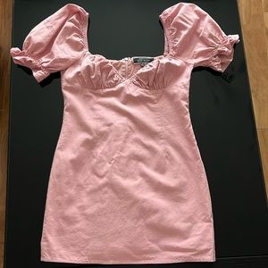 Size: Small Vici Collection Elsa Puff Sleeve Mini Dress